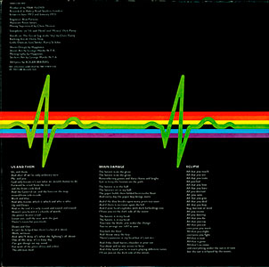 The Dark Side of the Moon: interno
