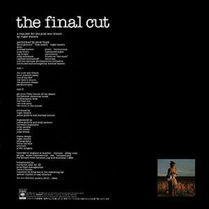 The Final Cut - back