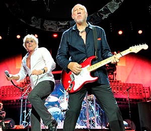 The Who:  Pete Townshend e Roger Daltrey